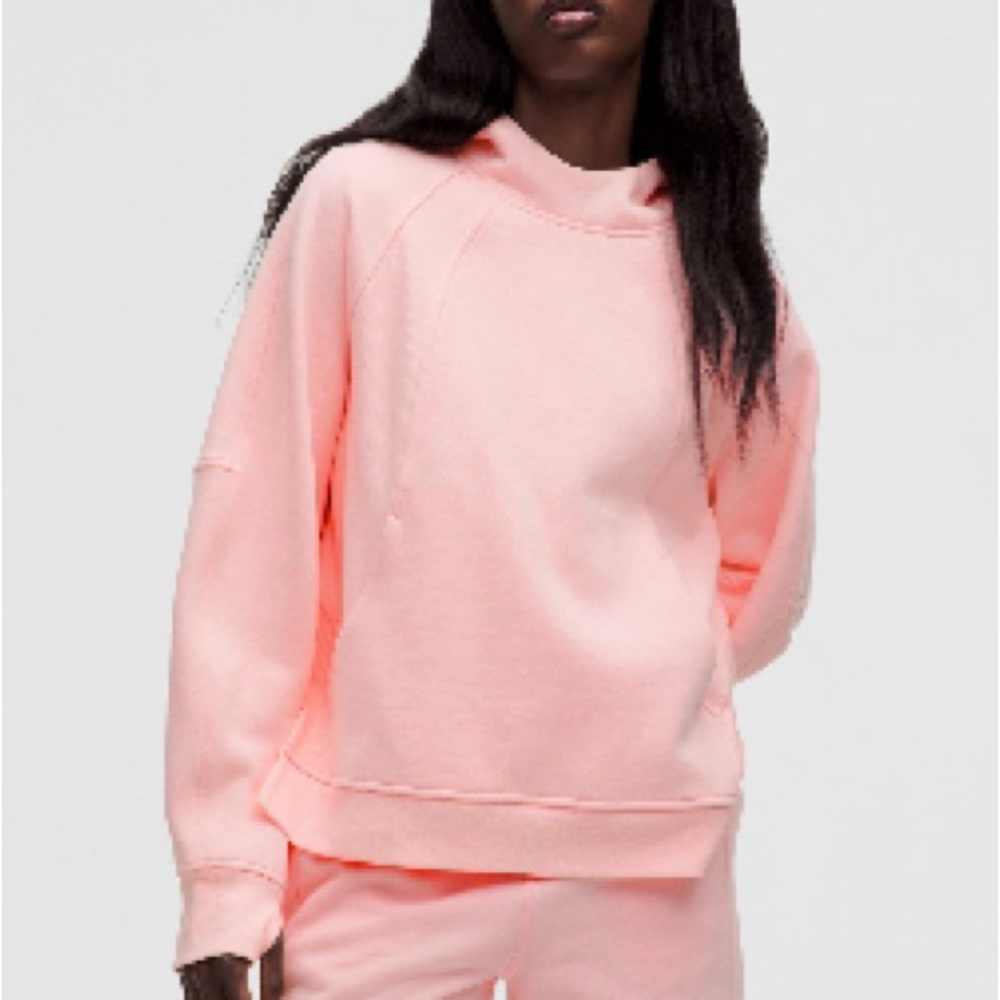 Lululemon Scuba Oversized Strawberry Milkshake hoodie with slits